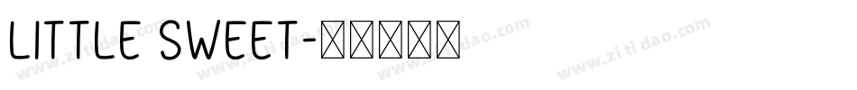 Little Sweet字体转换